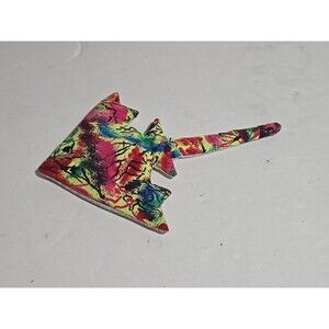 Vintage 1990s Sand Filled Animal Sting Ray Tie Dye Unique